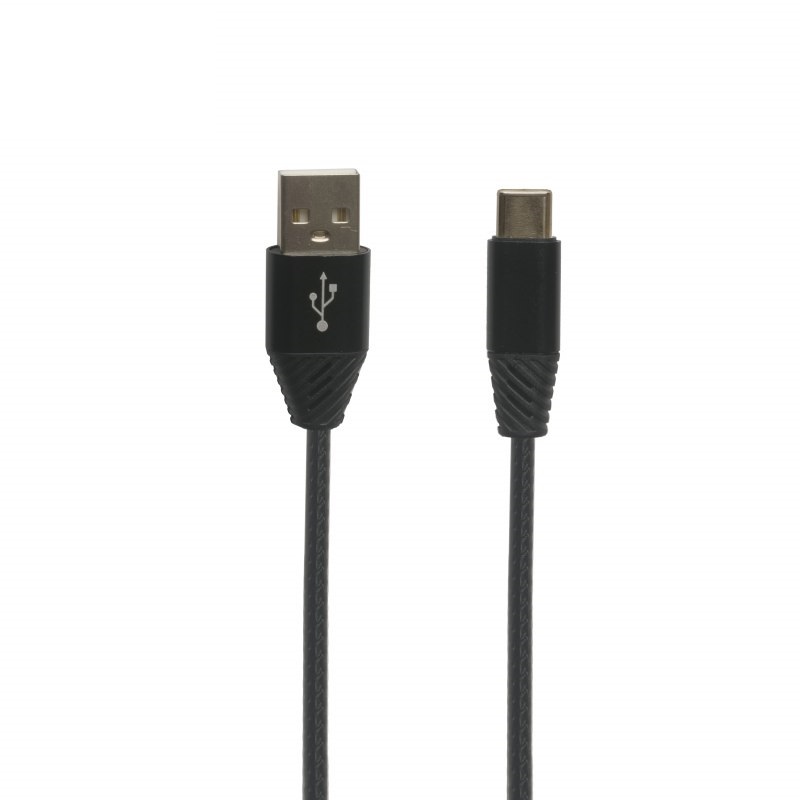 фото Кабель liberty project usb type-c кожаная оплетка black