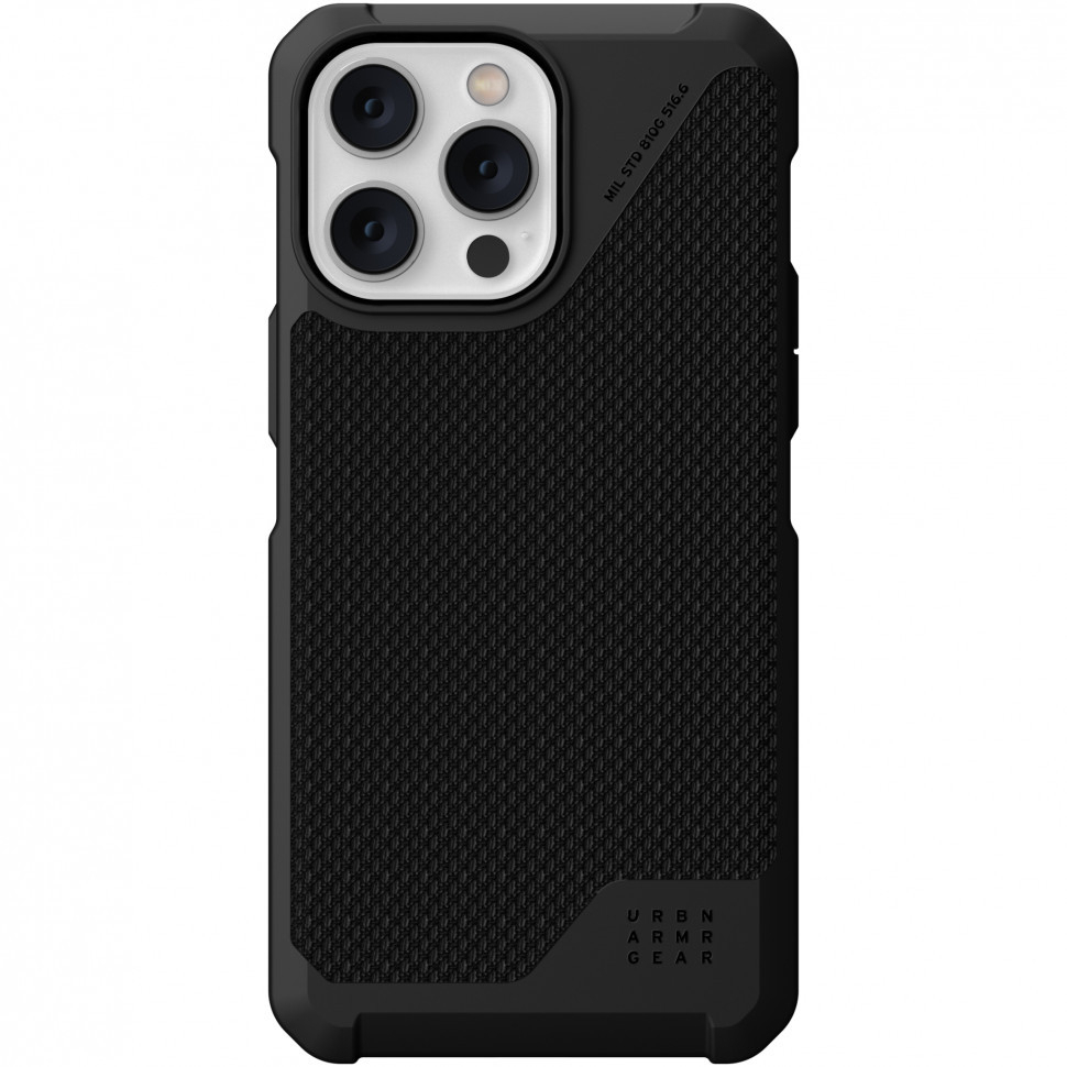 

Чехол UAG Metropolis LT with MagSafe Series для iPhone 14 Pro Max, Kevlar Black, Metropolis LT with MagSafe Series