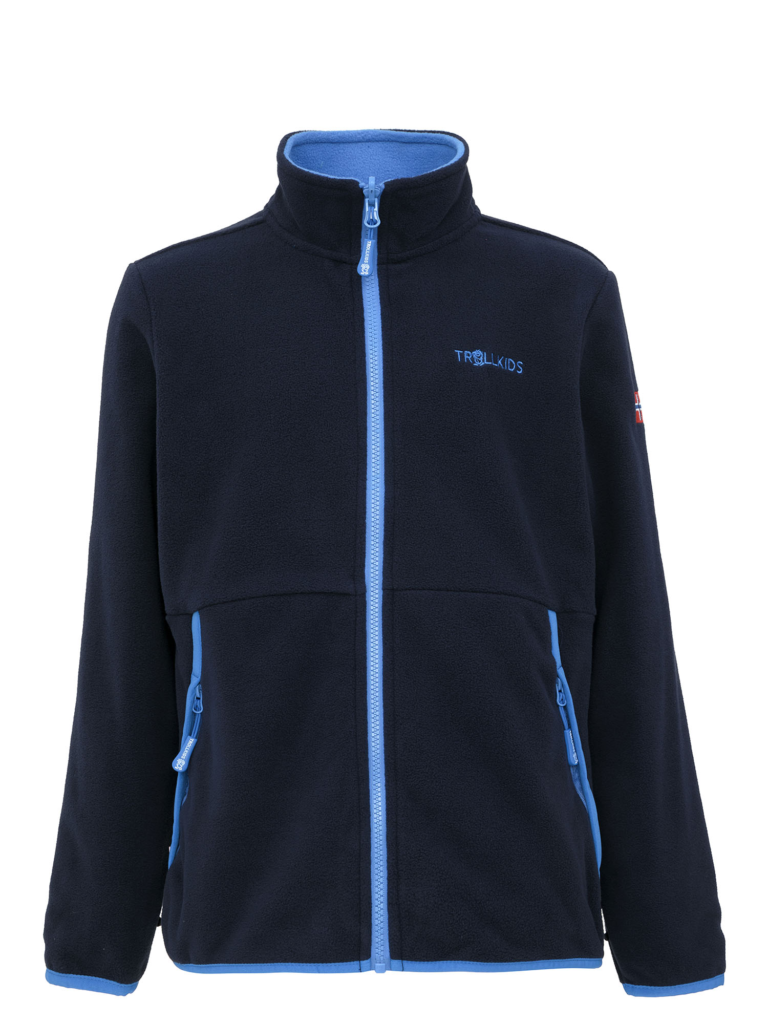 Толстовка детская Trollkids Storfjord Navy/Medium Blue Рост 176