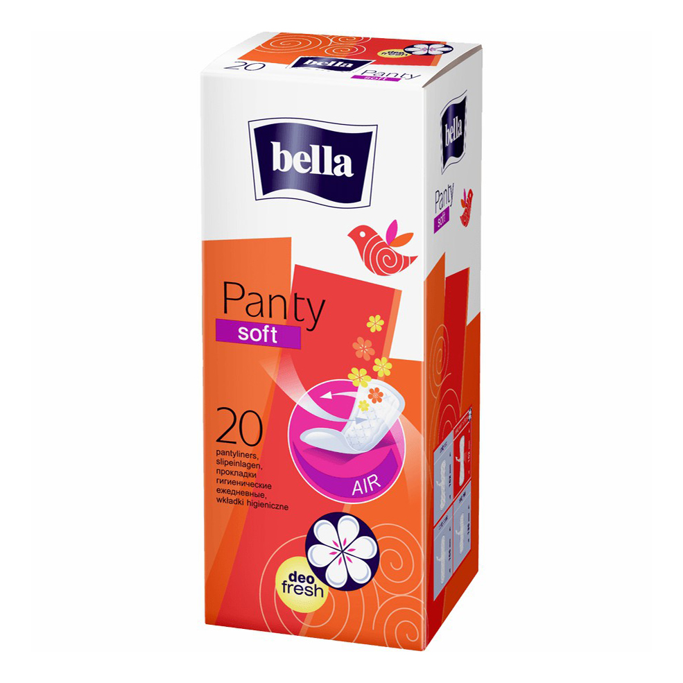 

Прокладки ежедневные Panty Soft Deo Fresh 20 шт, Белый