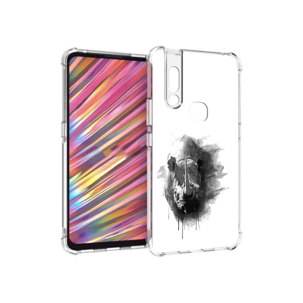 

Чехол MyPads Tocco для Vivo V15 носорог (PT127905.397.523), Прозрачный, Tocco