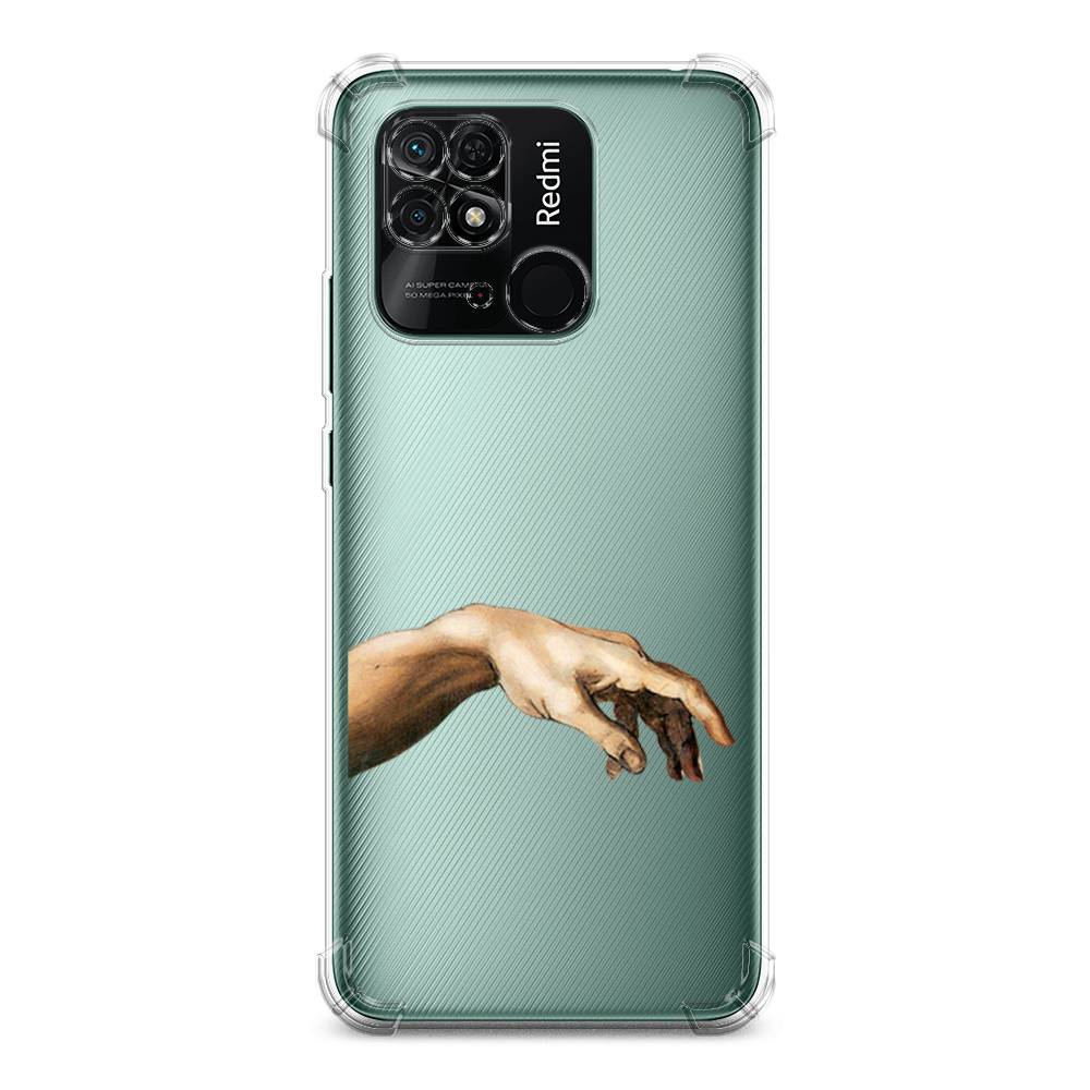 

Чехол Awog на Xiaomi Redmi 10C / Сяоми Редми 10C "Creazione di Adamo 1", Бежевый