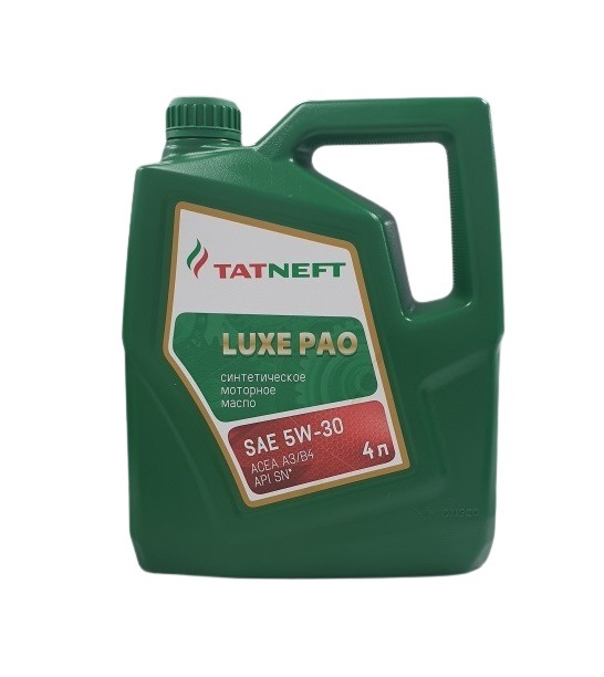 Моторное масло Tatneft Luxe Pao SN A3/B4 5W30 4л