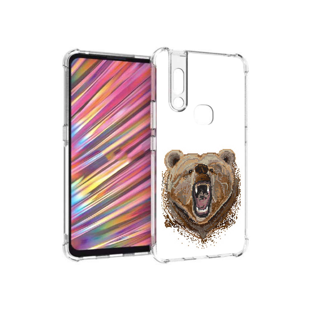 

Чехол MyPads Tocco для Vivo V15 пиксельный медведь (PT127905.397.539), Прозрачный, Tocco