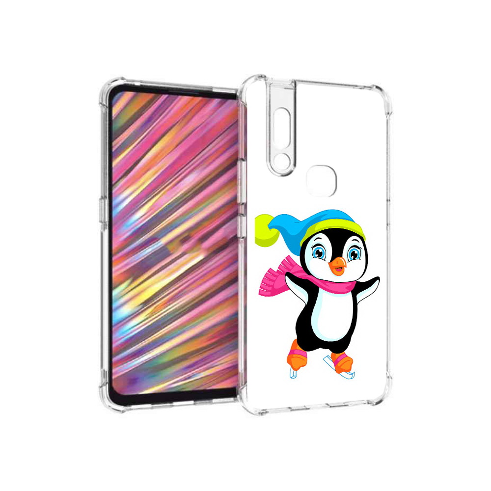 

Чехол MyPads Tocco для Vivo V15 пингвин на коньках (PT127905.397.540), Прозрачный, Tocco