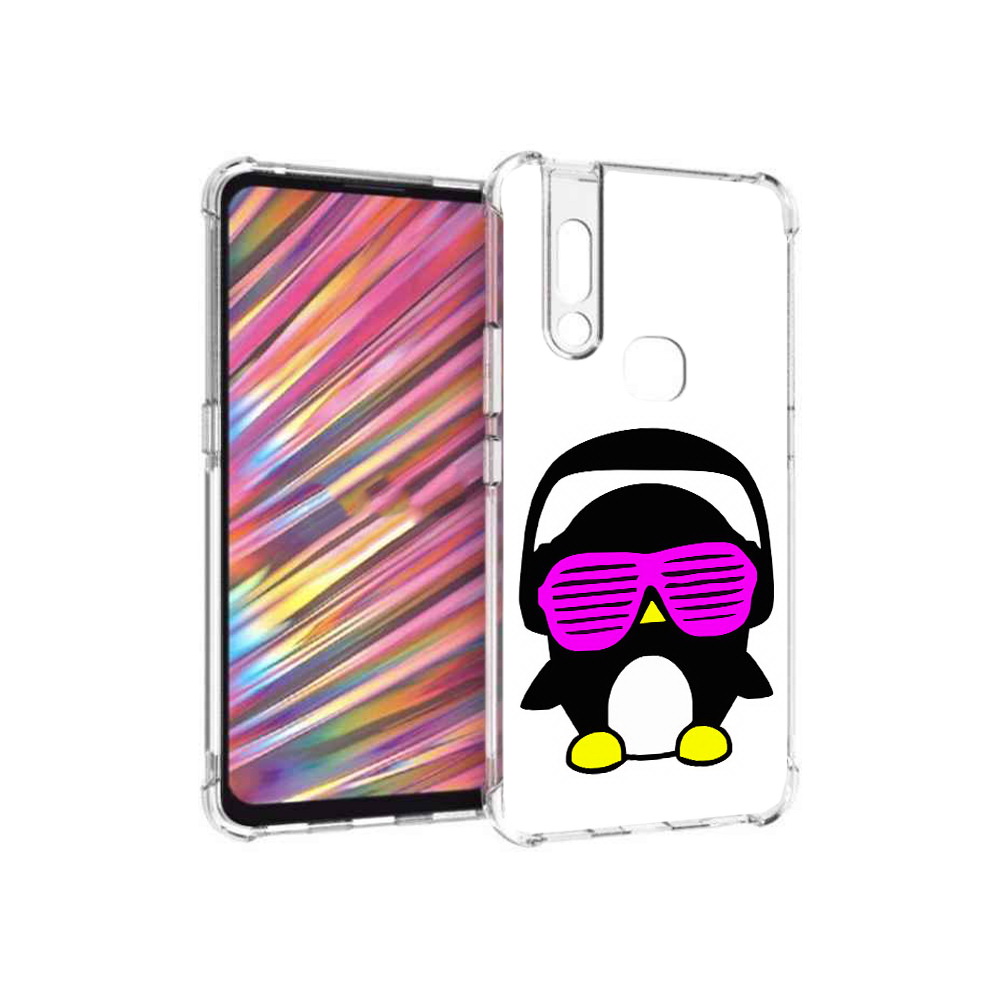 

Чехол MyPads Tocco для Vivo V15 пингвин (PT127905.397.541), Прозрачный, Tocco
