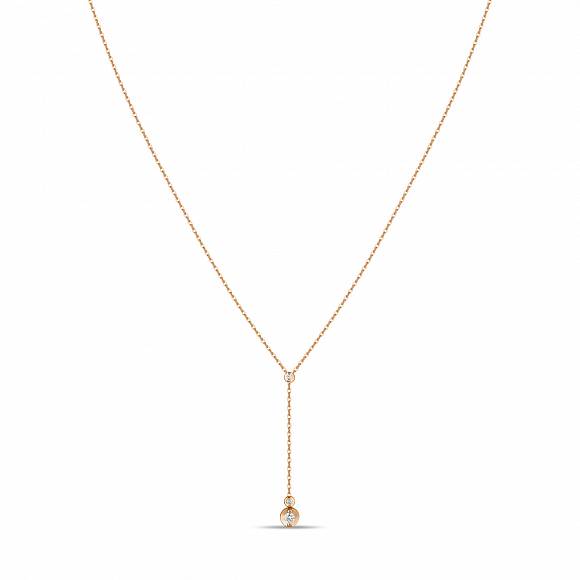 

Колье из красного золота с бриллиантом 45 см MIUZ Diamonds N157-P0039, N157-P0039
