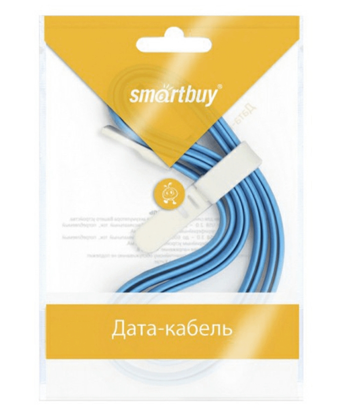 фото Кабель smartbuy usb-8 pin для apple 1,2 м blue