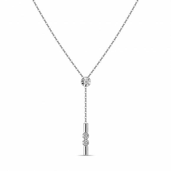

Колье из белого золота с бриллиантом 45 см MIUZ Diamonds N157-P0164, N157-P0164