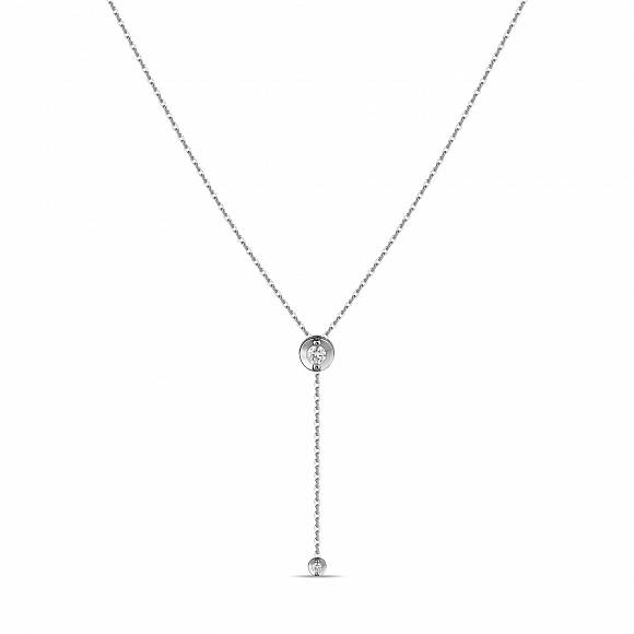 

Колье из белого золота с бриллиантом 45 см MIUZ Diamonds N157-P0054, N157-P0054