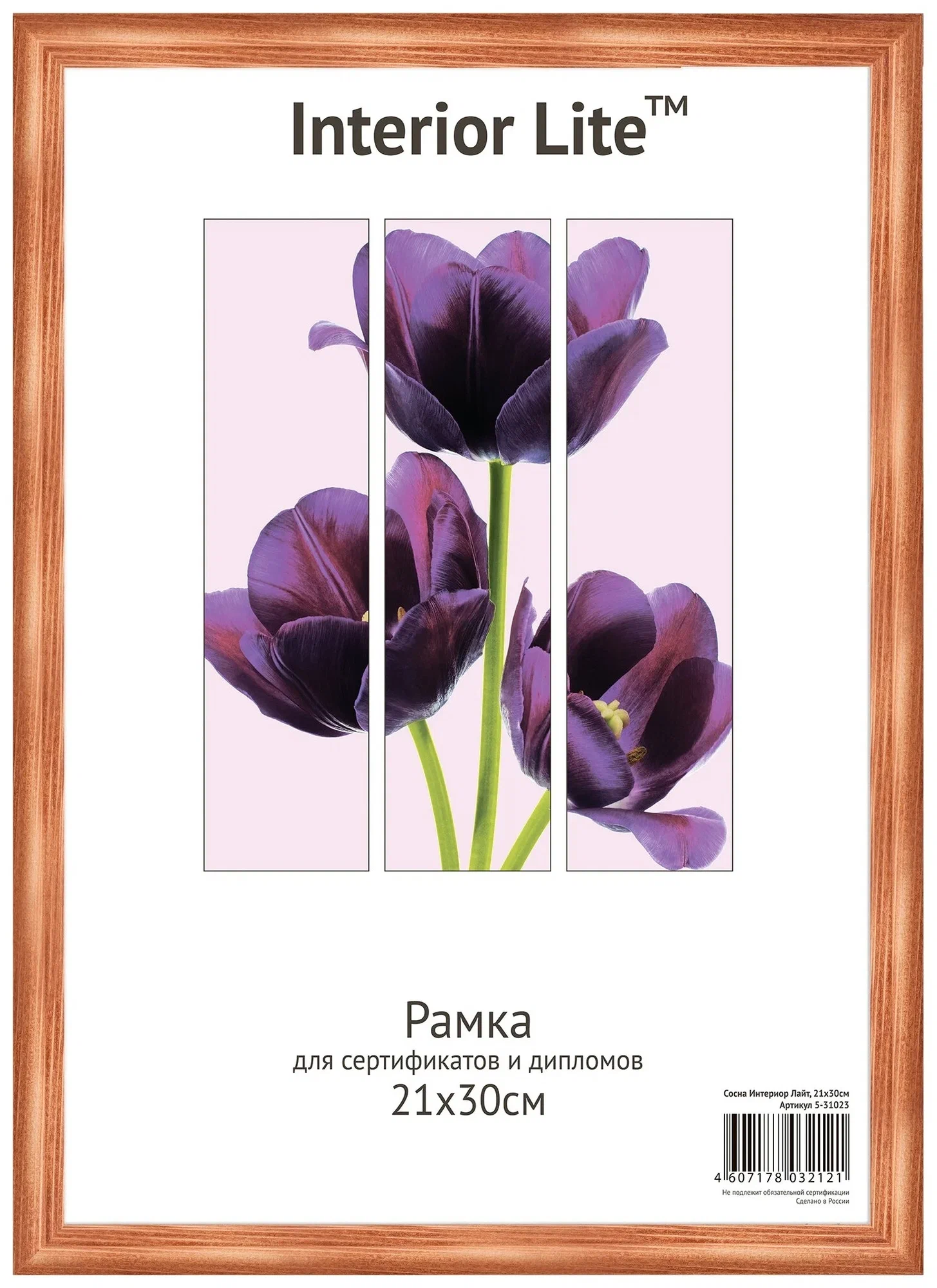 

Рамка Светосила Interior Lite 5-31023 21х30см дерево сосна светлая, Бежевый, 5-31023