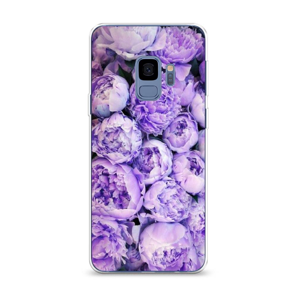 

Чехол Awog на Samsung Galaxy S9 "Пионы сиреневые", Фиолетовый;голубой, 25750-8