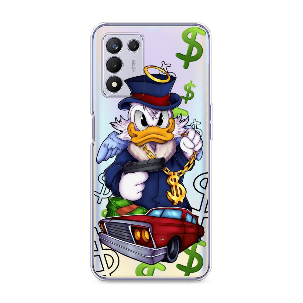 

Чехол на Realme Q3s "Scrooge McDuck with a Gold Chain", Красный;синий;белый, 257950-6