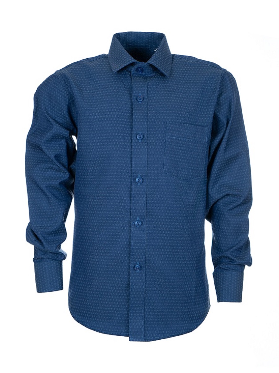 Рубашка детская Imperator Vichy 3-П, синий, 40(170-176)
