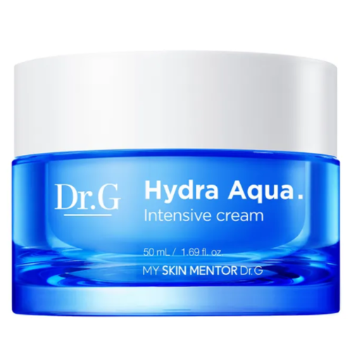 фото Крем для лица увлажняющий с церамидами и витамином d dr.g hydra aqua intensive cream 50 мл