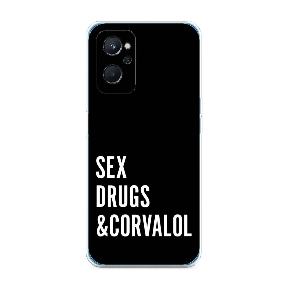 

Чехол на Realme 9i "Corvalol", Черный;серый;белый, 258050-6