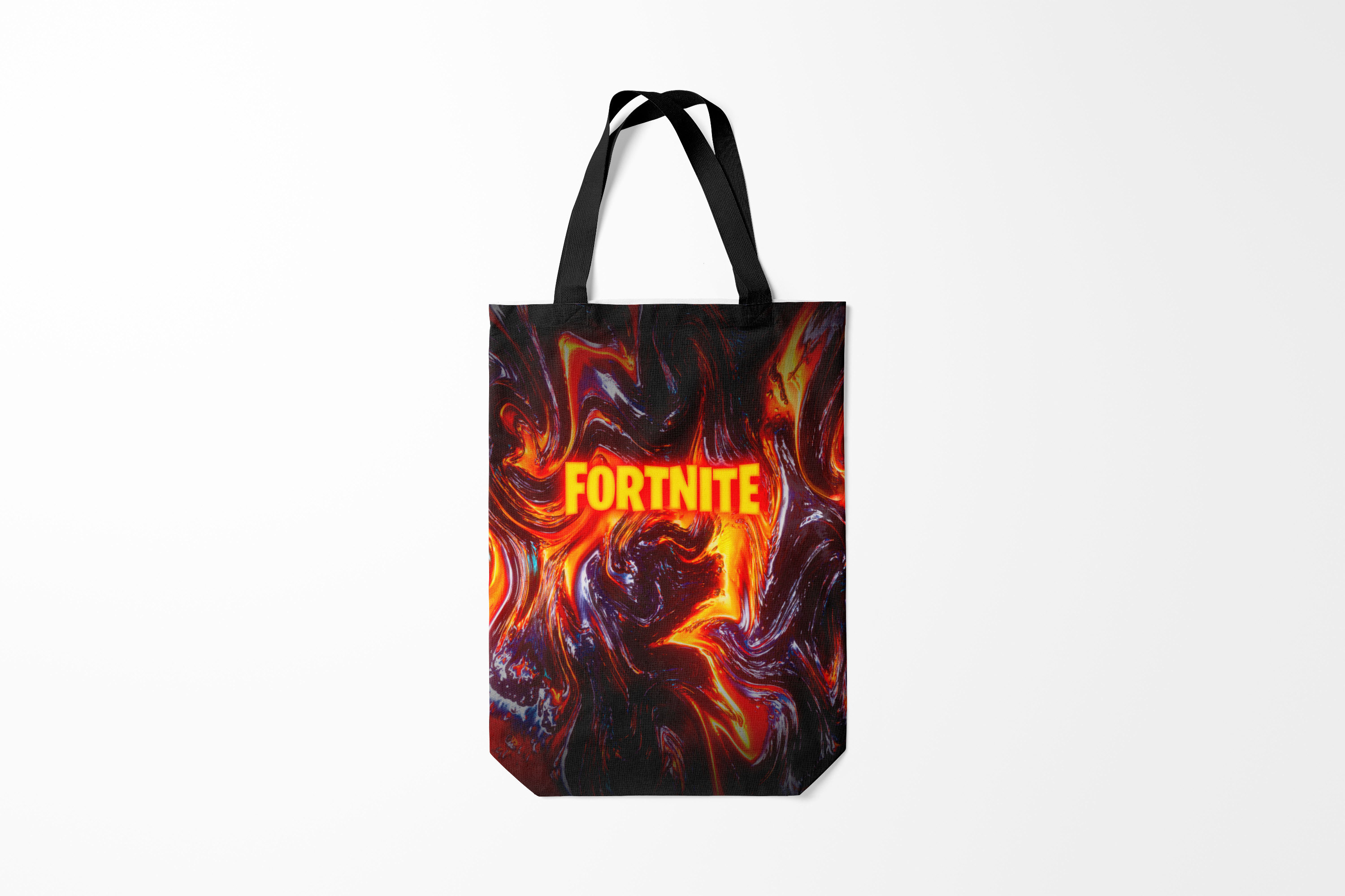 

Сумка шoппер унисекс Burnettie Fortnite LIQUID FIRE,, Fortnite LIQUID FIRE