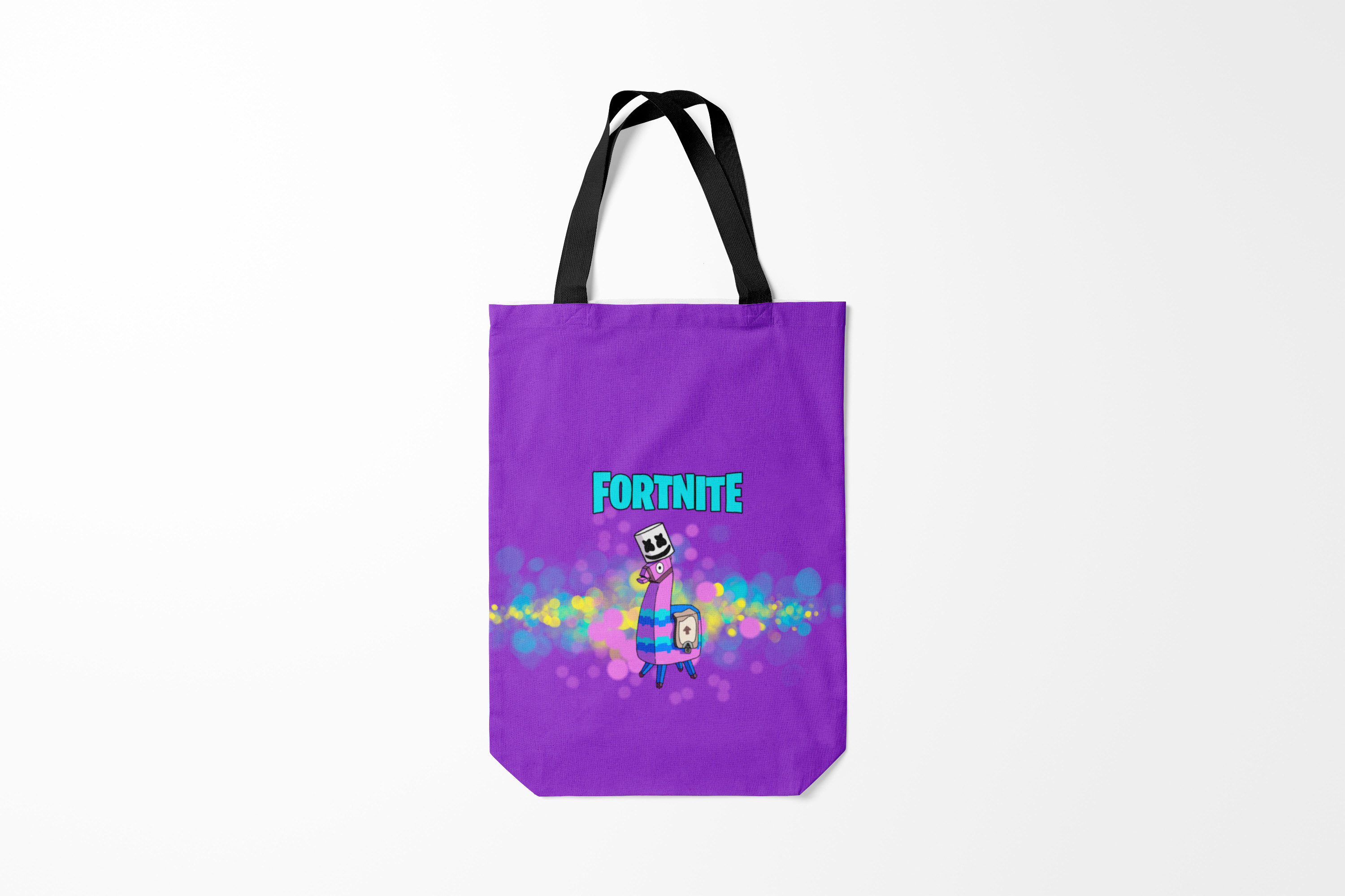

Сумка шoппер унисекс Burnettie Fortnite Lama Marshmello,, Fortnite Lama Marshmello