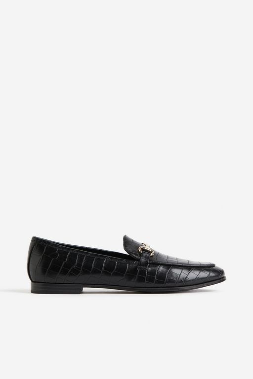 

Лоферы женские H&M 1207384 черные 42 EU, Черный, 1207384
