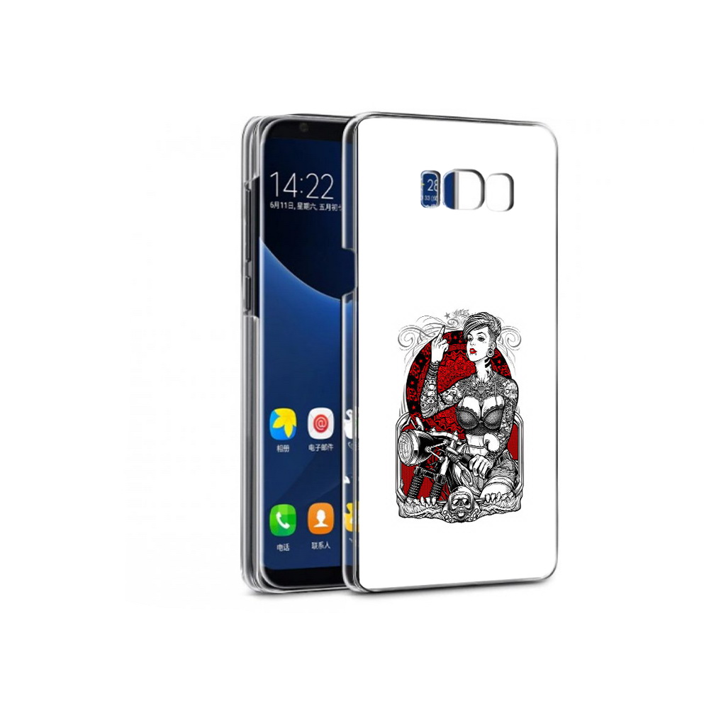 

Чехол MyPads Tocco для Samsung Galaxy S7 девушка на мотоцикле (PT40116.513.308), Прозрачный, Tocco