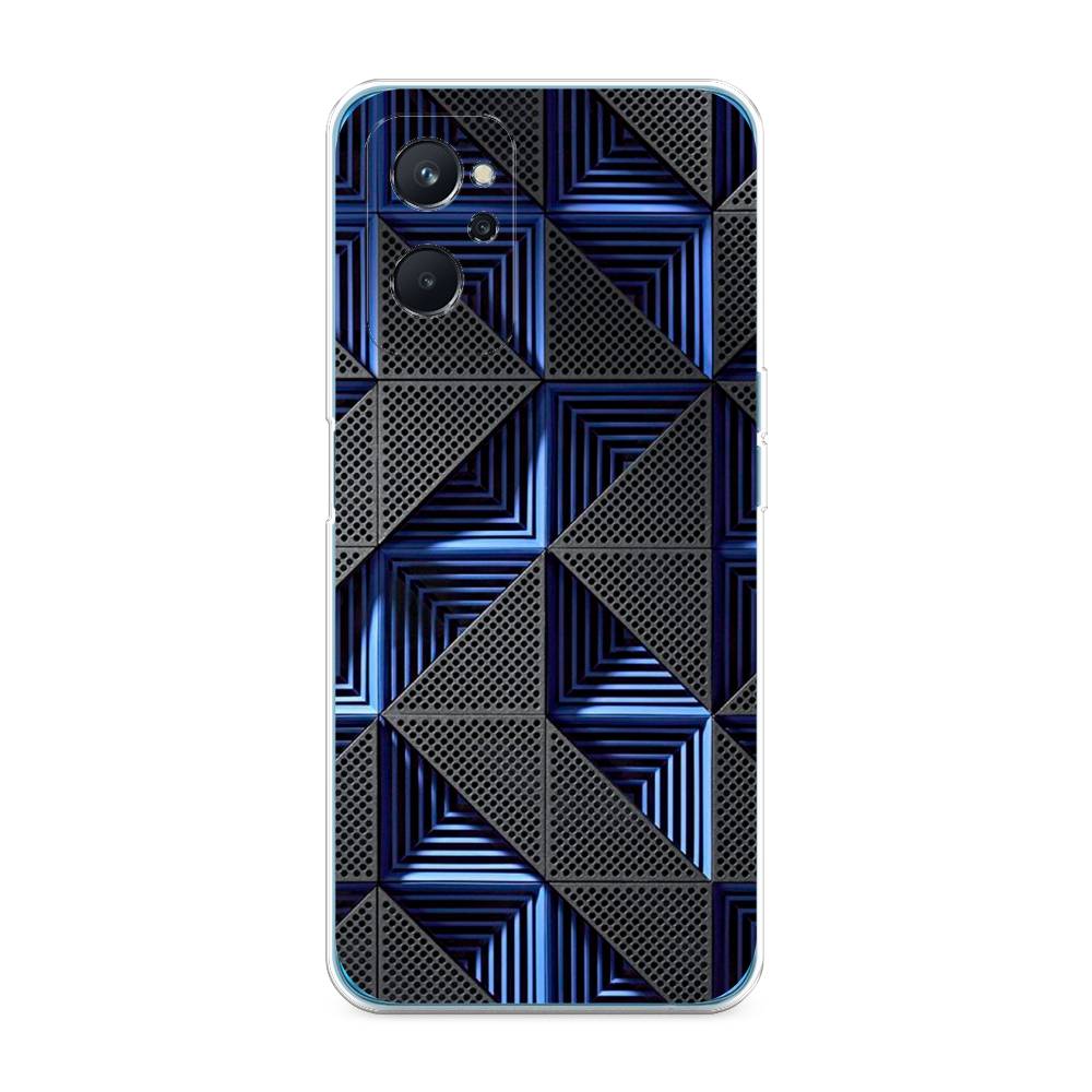 

Чехол на Realme 9i "IBM", Серый;синий, 258050-3