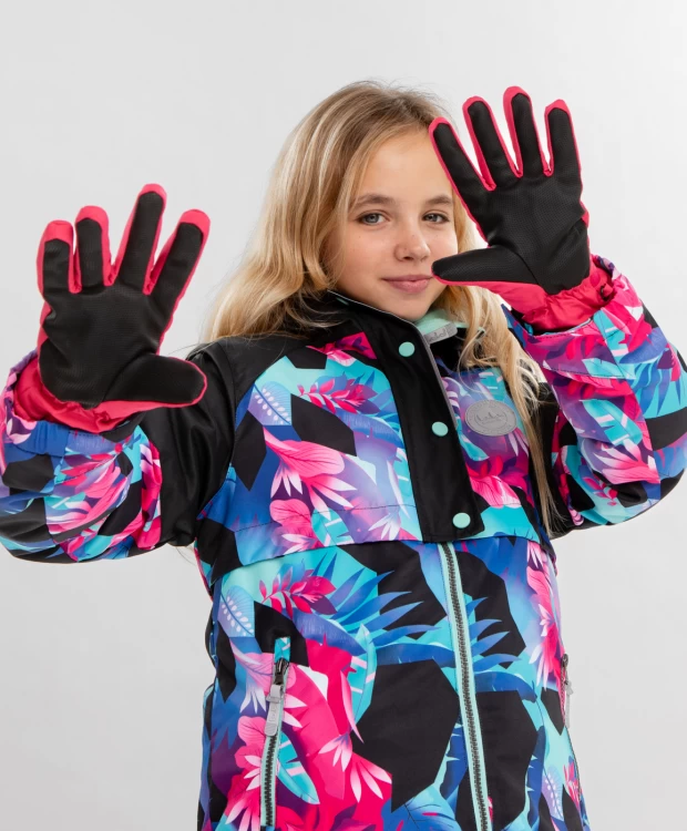 

Перчатки детские Button Blue 223BBGJX76014900, розовый, 18, 223BBGJX76014900