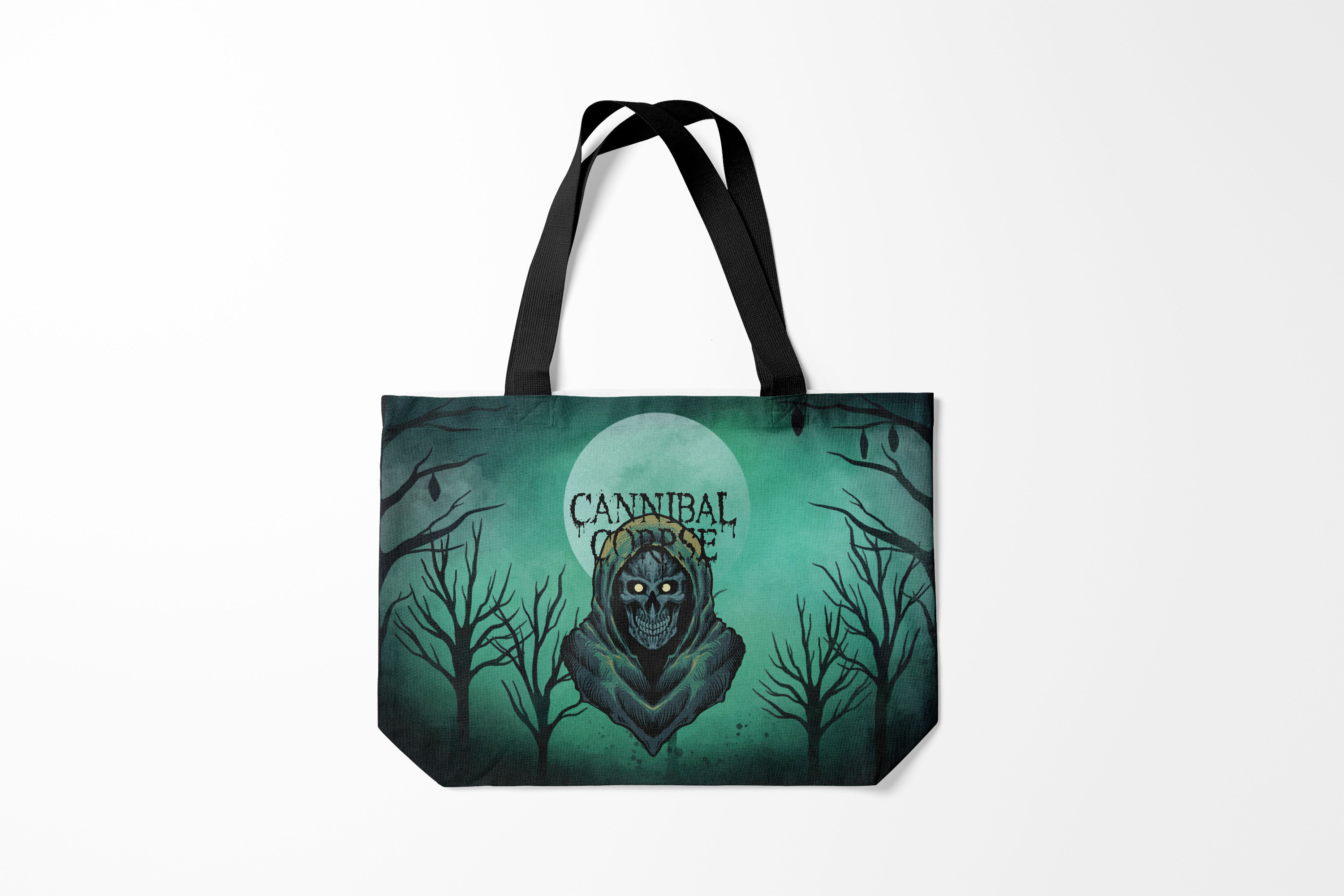 

Сумка шoппер унисекс Burnettie Cannibal Corpse Смертушка, разноцветный, Cannibal Corpse Смертушка