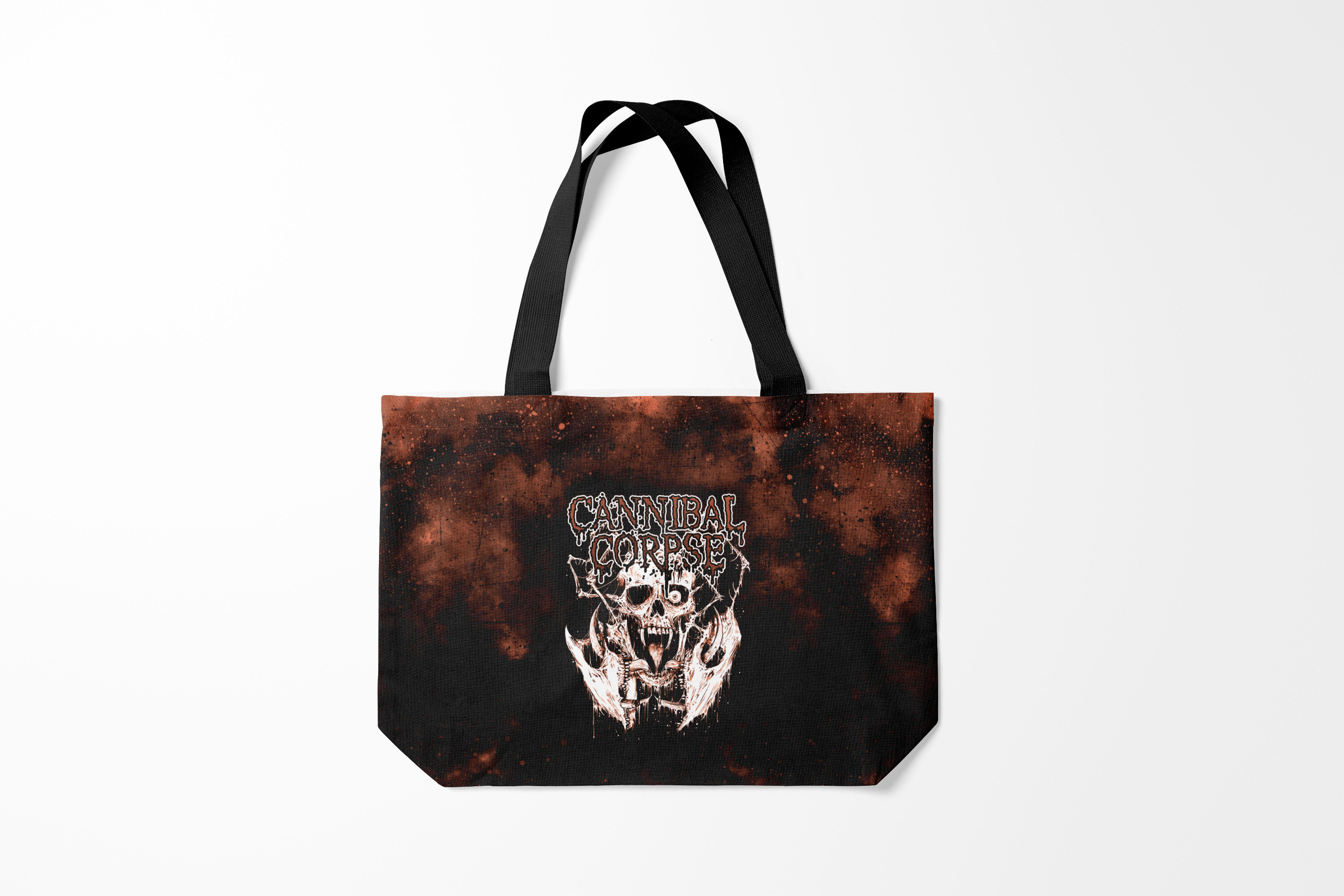 

Сумка шoппер унисекс Burnettie Cannibal Corpse, черный; коричневый, Cannibal Corpse