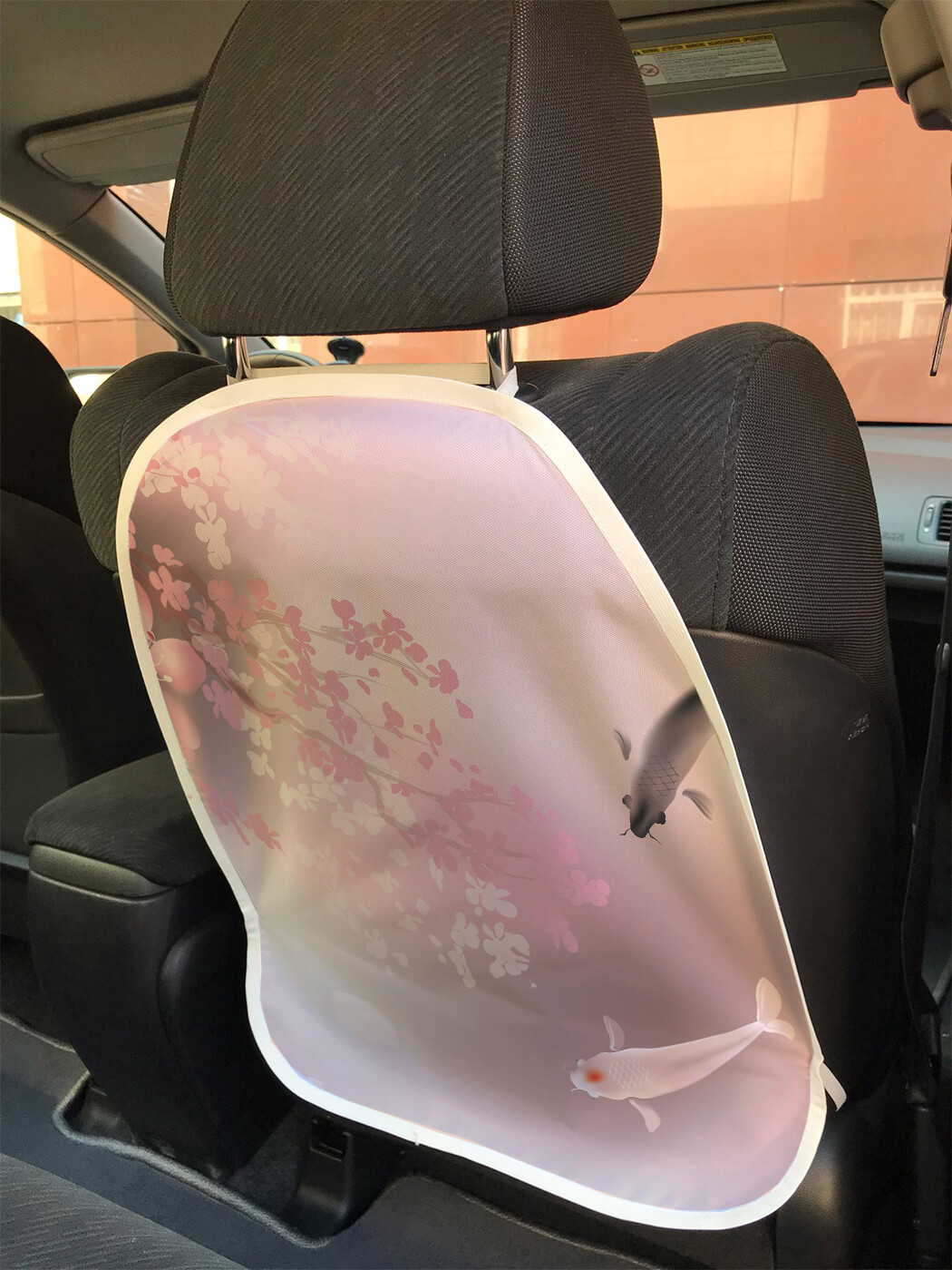 

Накидка на спинку сиденья JoyArty Карпы под сакурой, 45х62, Карпы под сакурой