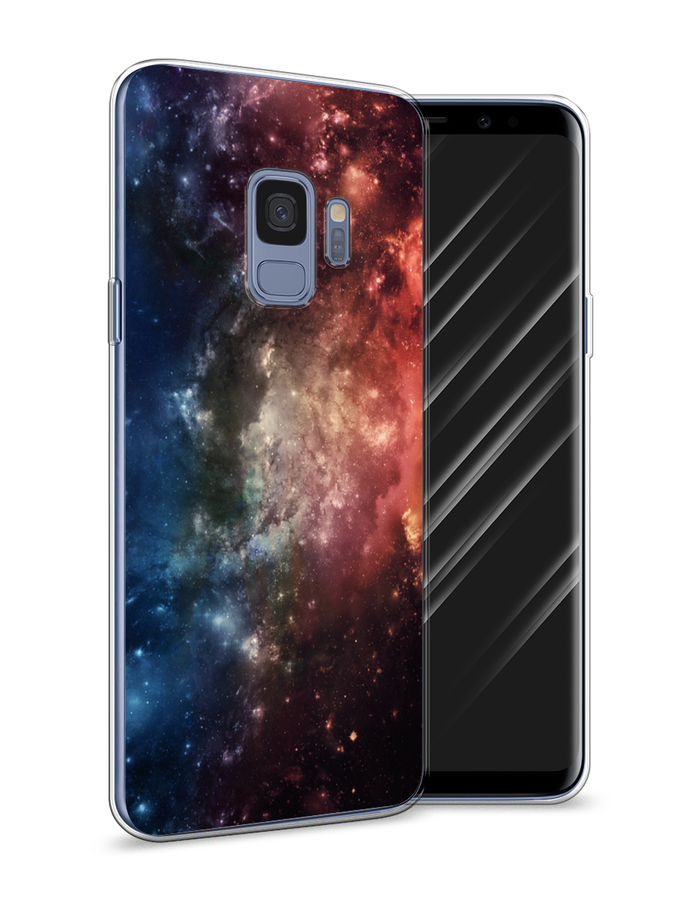 

Чехол Awog на Samsung Galaxy S9 "Космос", Синий;бежевый;красный, 25750-4