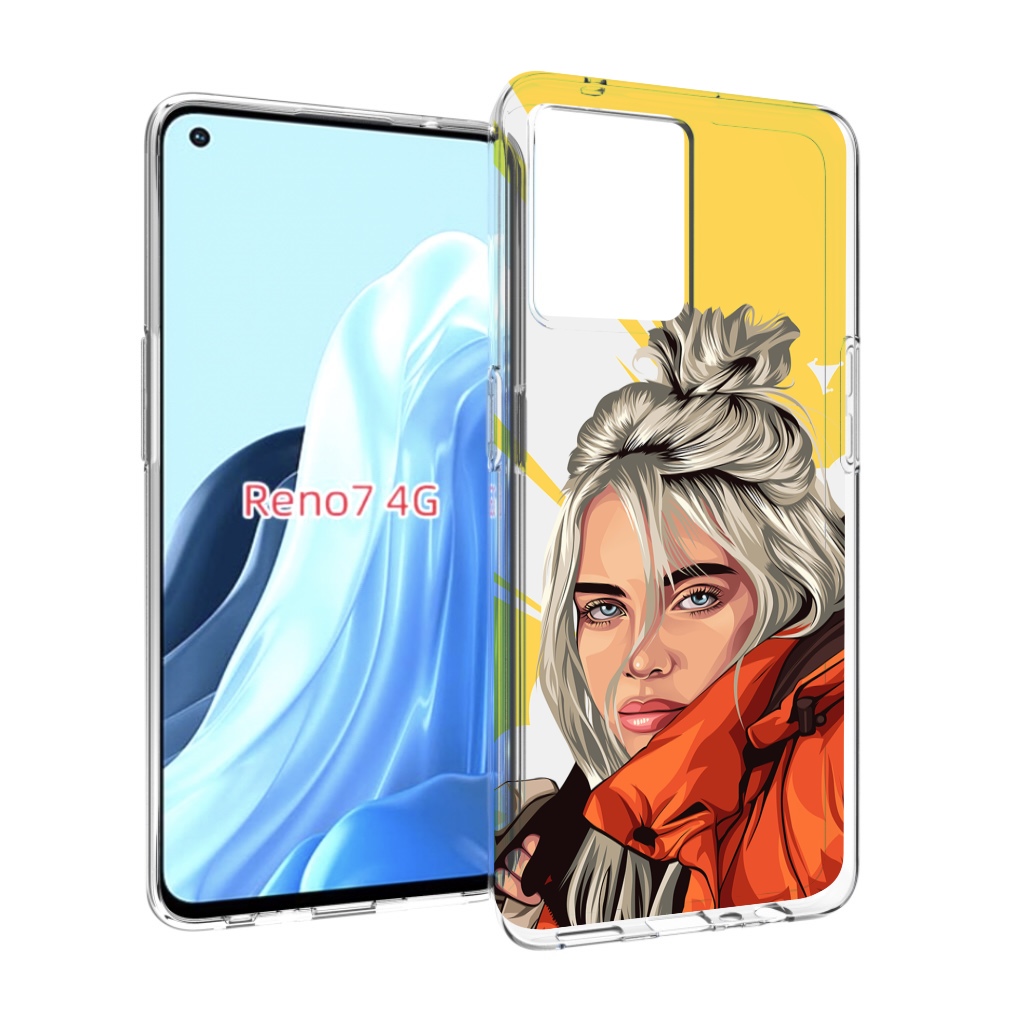 

Чехол MyPads билли-айлиш-в-куртке для OPPO RENO 7 4G, Прозрачный, Tocco