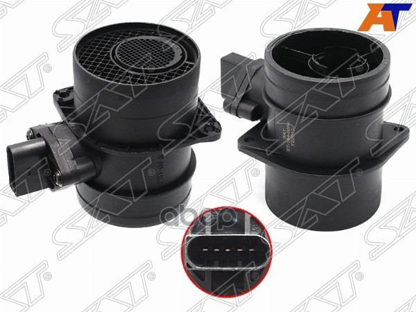 

SAT ST1940054 Датчик массового расхода воздуха VW GOLF 02-09/ JETTA 05-01/ PASSAT 01-11/ P