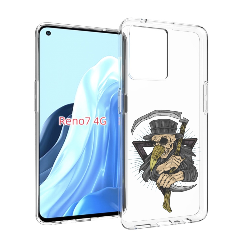 

Чехол MyPads борец-с-чумой для OPPO RENO 7 4G, Прозрачный, Tocco