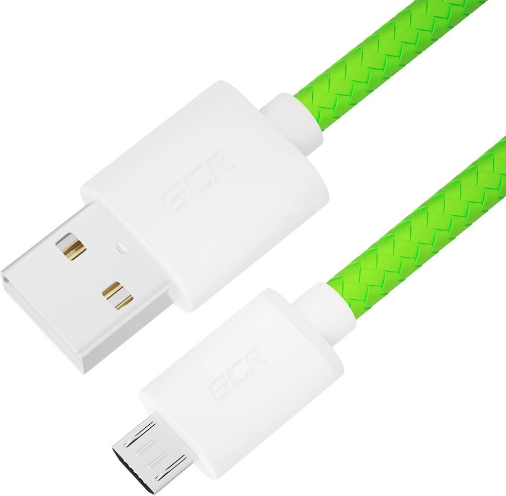 Кабель Greenconnect GCR-54981 USB - Micro-USB, 3 А, 1 м, белый