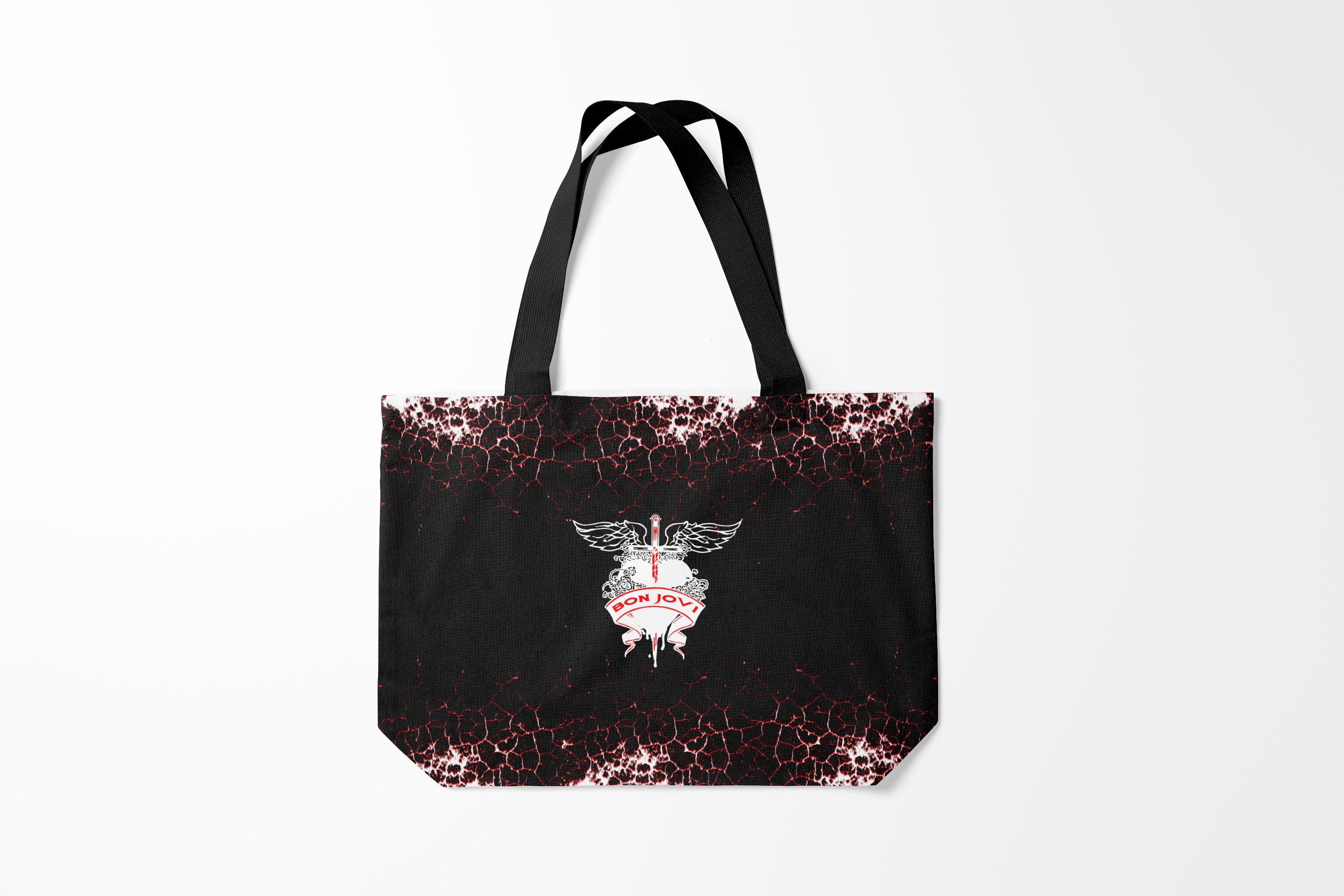 

Сумка шoппер унисекс Burnettie Bon Jovi, черный, Bon Jovi