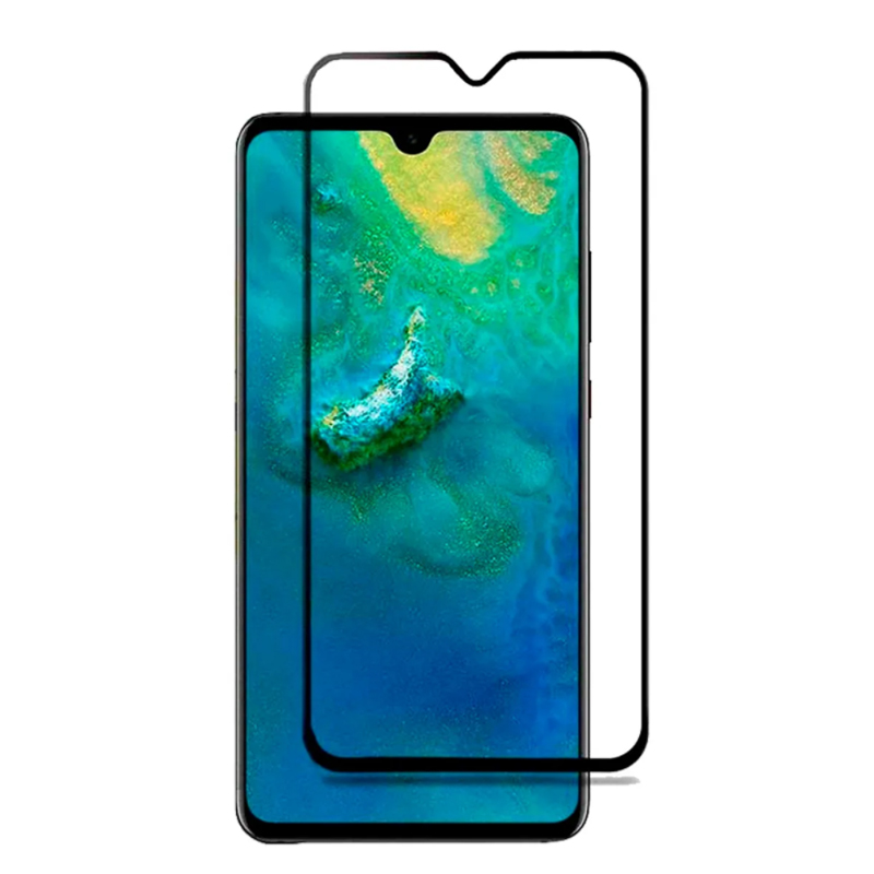 

Защитное стекло на Huawei Mate 20, 9D, черный, X-case
