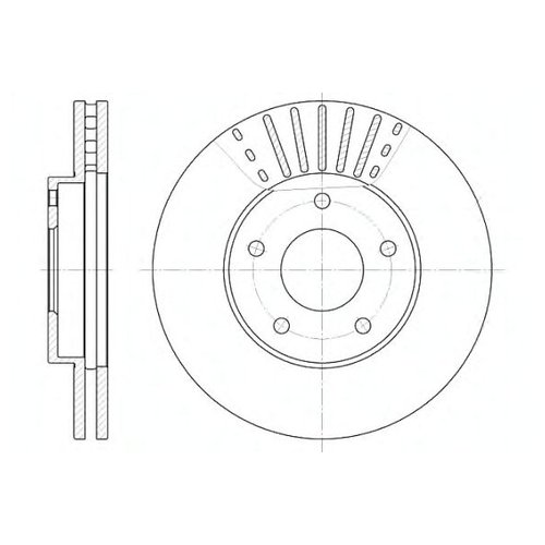 

6681.10 диск тормозной передний Nissan Almera/Primera 1.6-2.0/2.2D 00>