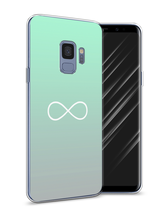 

Чехол Awog на Samsung Galaxy S9 "Бесконечность от Тиффани", Голубой, 25750-4