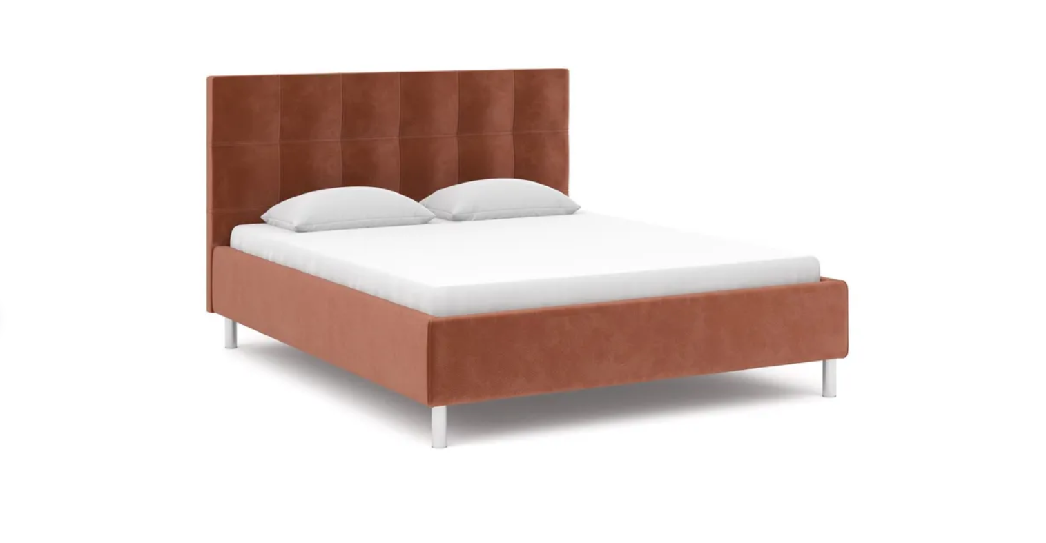 

Кровать Askona Evelin I Sky Velvet 31 120х200, Красный, Evelin I