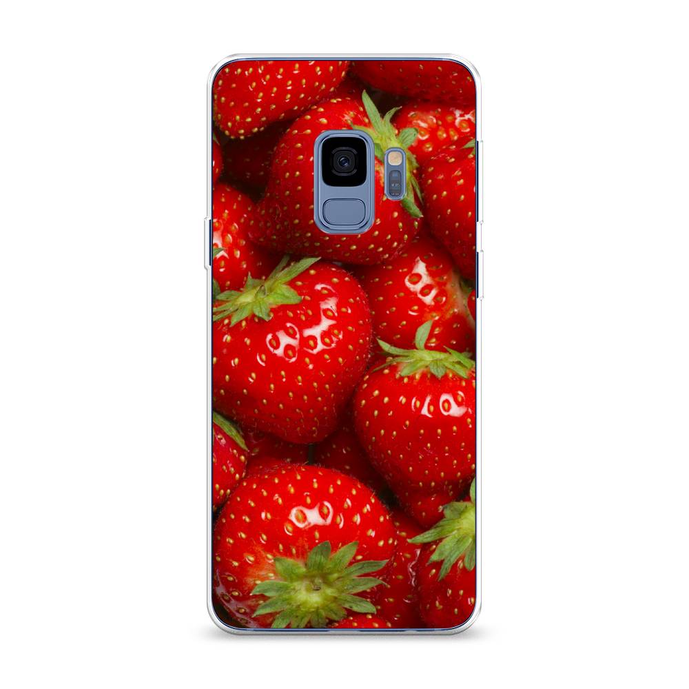 

Чехол Awog на Samsung Galaxy S9 "Клубника", Красный;зеленый, 25750-10