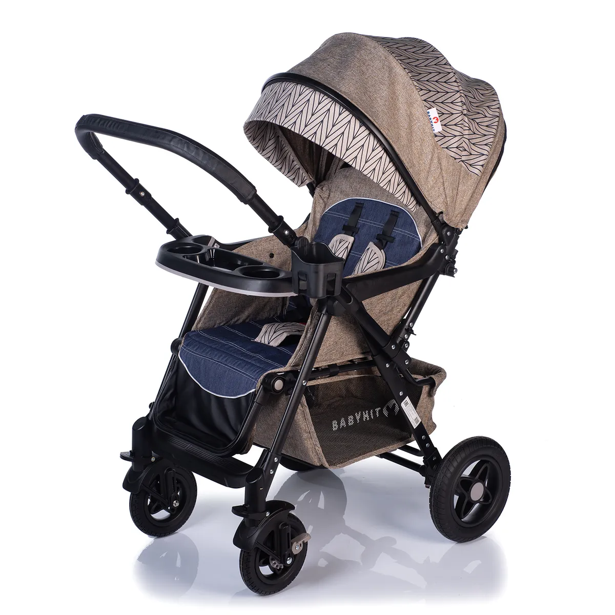 

Прогулочная коляска с перекидной ручкой Babyhit Sense Plus, arrow beige, Sense Plus