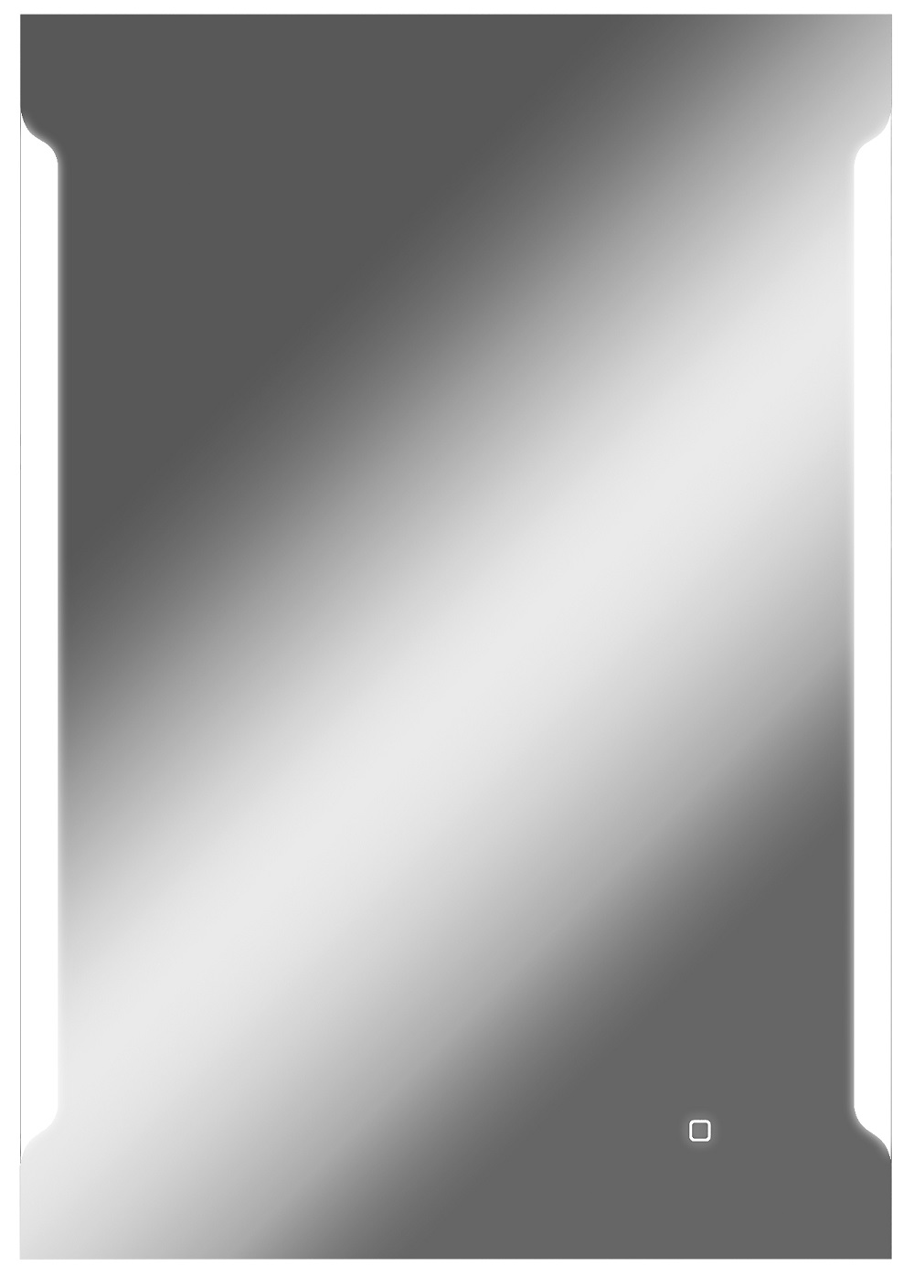 Зеркало Домино Оттава 1000х700 с подсветкой покрывало домино серый р 100х150