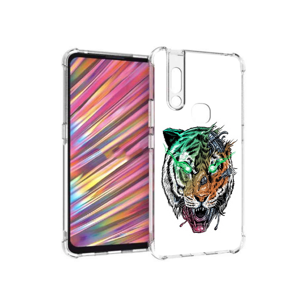 

Чехол MyPads Tocco для Vivo V15 робо-тигр (PT127905.397.584), Прозрачный, Tocco