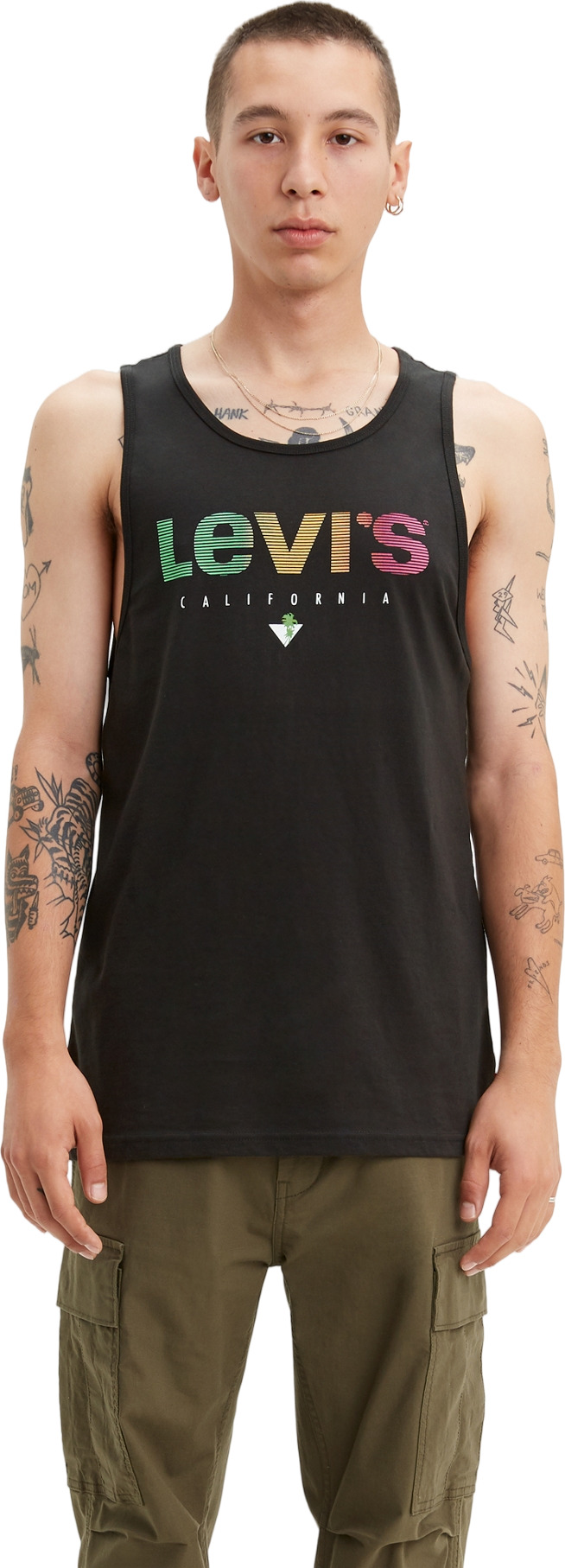 

Майка мужская Levi's 57960 черная XS, Черный, 57960