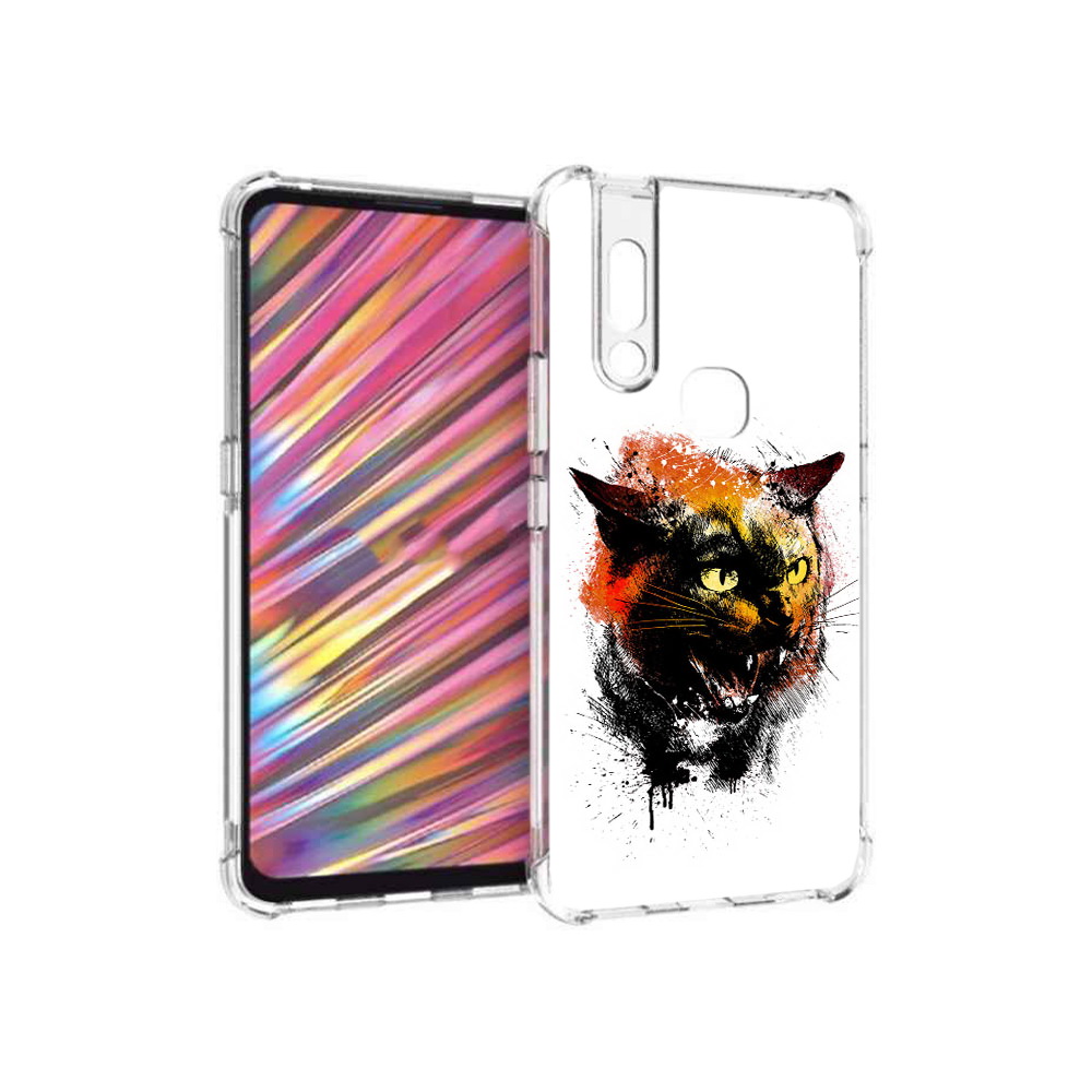 

Чехол MyPads Tocco для Vivo V15 сиамский кот (PT127905.397.598), Прозрачный, Tocco