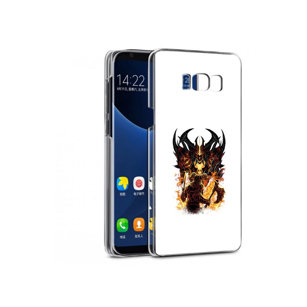 

Чехол MyPads Tocco для Samsung Galaxy S7 демон shadow fiend (PT40116.513.318), Прозрачный, Tocco