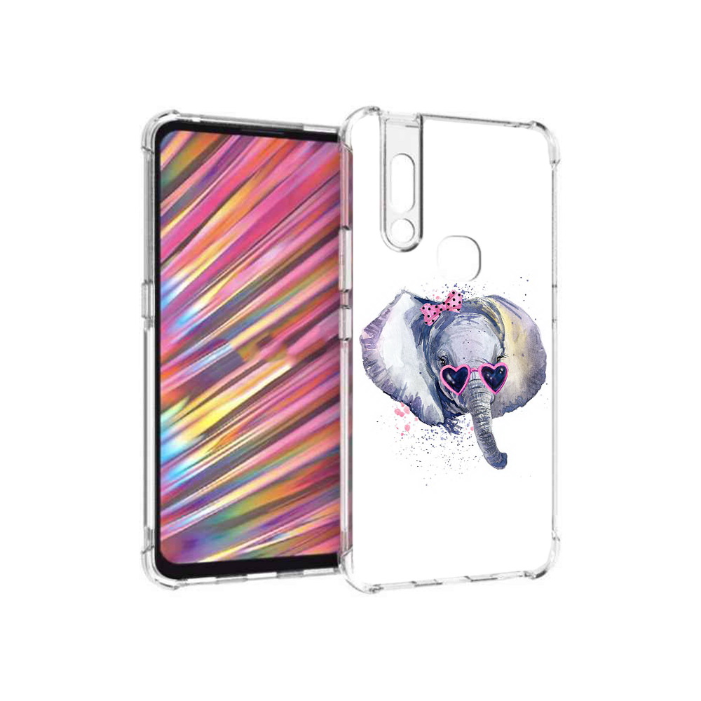 

Чехол MyPads Tocco для Vivo V15 слоник в очках (PT127905.397.608), Прозрачный, Tocco