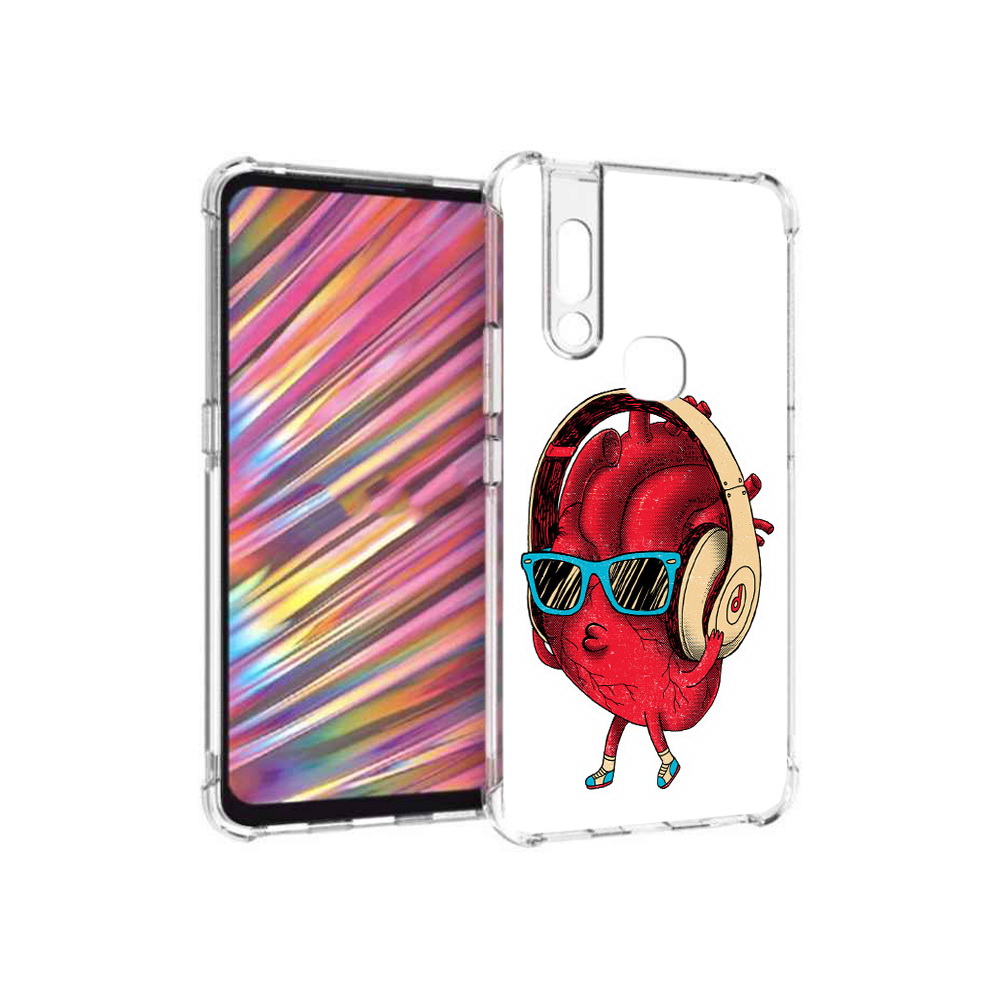 

Чехол MyPads Tocco для Vivo V15 слушай сердце (PT127905.397.609), Прозрачный, Tocco