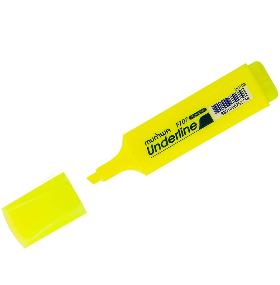 Маркер текстовыделитель MunHwa UnderLine 1-5 мм желтый