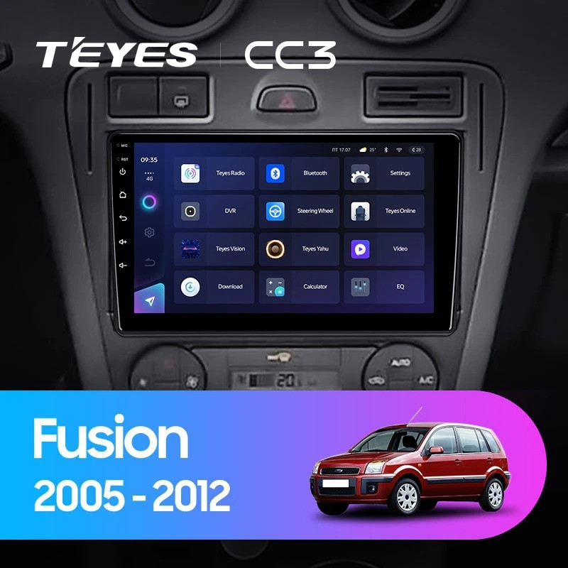 Штатная магнитола TEYES CC3L 4/64 Ford Fusion 1 (2005-2012)